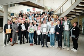 Abschluss Nachhaltigkeitsprozess Dieses Foto zeigt die Teilnehmenden der Abschlussveranstaltung