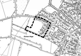 „Bebauungsplanes Nr. 254 „Nosterkamp – Neuaufstellung“ Diese Karte zeigte zeigt den Geltungsbereich des „Bebauungsplanes Nr. 254 „Nosterkamp – Neuaufstellung