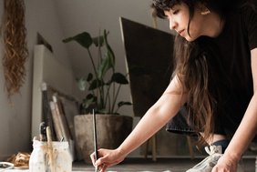 Lola Kuoni Lola Kuoni in ihrem Atelier.