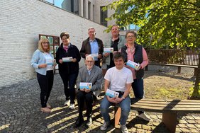 Gut aufgestellt und hoch motiviert: Das Team der „DSI – Rat & Hilfe – für alle Dülmenerinnen und Dülmener steht im einsA für Ratsuchende bereit. Foto: Stadt Dülmen/Kannacher