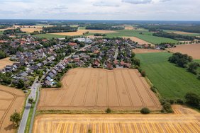Nosterkamp Hiddingsel Dieses Luftbild zeigt das Areal Nosterkamp.