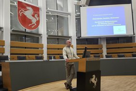 Dülmens Stadtarchivar Dr. Stefan Sudmann gab interessante Einblicke in seine Forschungsarbeit. Foto: Privat