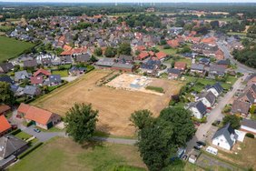 Dieses Foto zeigt das Neubaugebiet Kornkamp in Merfeld