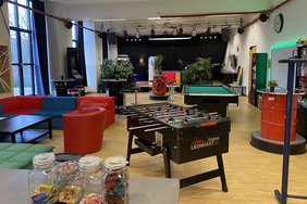 Treff in der Neuen Spinnerei Dieses Foto zeigt den Treff in der Neuen Spinnerei