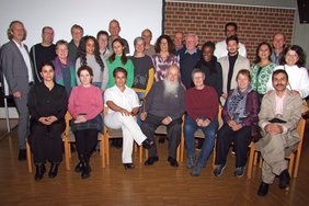 Die Ehrenamtlichen der Ökumenischen Flüchtlingsinitiative Dülmen (ÖFID) – hier bei ihrer Feier zum 10-jährigen Bestehen im Jahr 2025 – freuen sich über den Gruppen-Ehrenamtspreis 2025. Foto: Reinhold Kübber. 