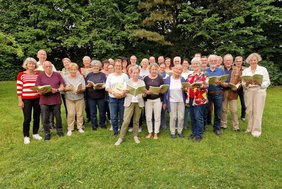 Dieses Foto zeigt den Chor "Ars Musica". 