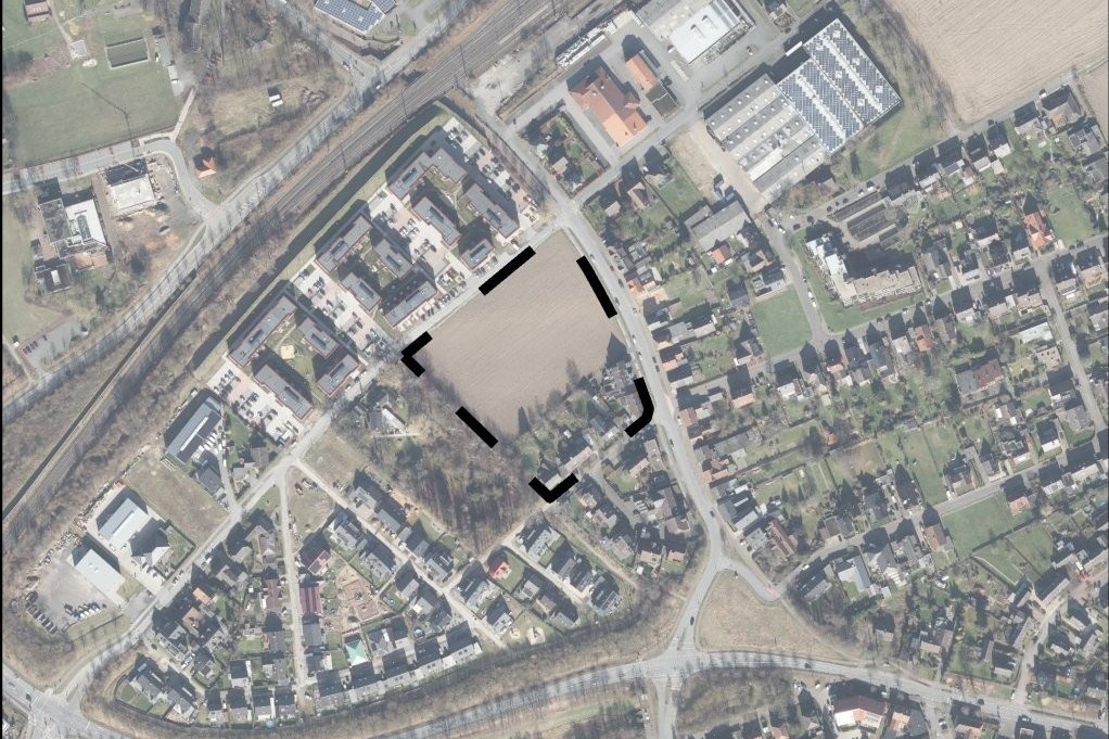 Luftbild des Plangebiets