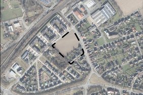 Luftbild des Plangebiets