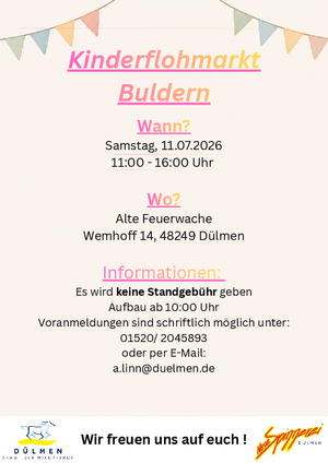 Kinderflohmarkt Buldern