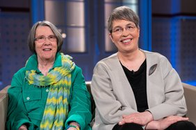 SWR Fernsehen / Nachtcafé (Folge 312) —
„Liebe und Lieben lassen" Das Foto zeigt die beiden Frauen.