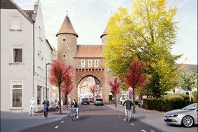 Im 3. Bauabschnitt soll der Bereich um das Lüdinghauser Tor aufgewertet werden.