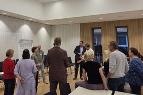 Rund 20 Interessierte aus Bürgerschaft, Politik und Verwaltung nahmen am Auftakt-Workshop für den Fußverkehrs-Check im einsA teil. Foto: Stadt Dülmen