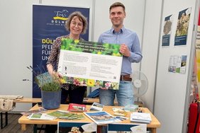 Das städtische Klimateam hatte Tipps zu energetischer Sanierung und insektenfreundlichen Gärten parat. Fotos: Stadt Dülmen.