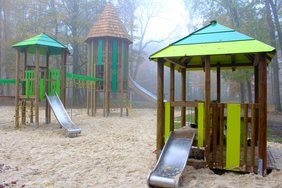 Spielplatz im Vorpark Dieses Foto zeigt den neuen Spielplatz im Vorpark.