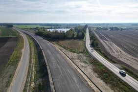 Neuer Abschnitt B67 Dieses Foto zeigt den neuen Abschnitt der B67.