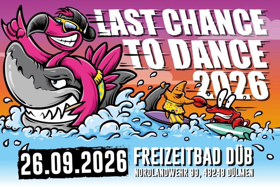 Dieses Foto zeigt das Plakat des Festivals Last Chance to dance. 