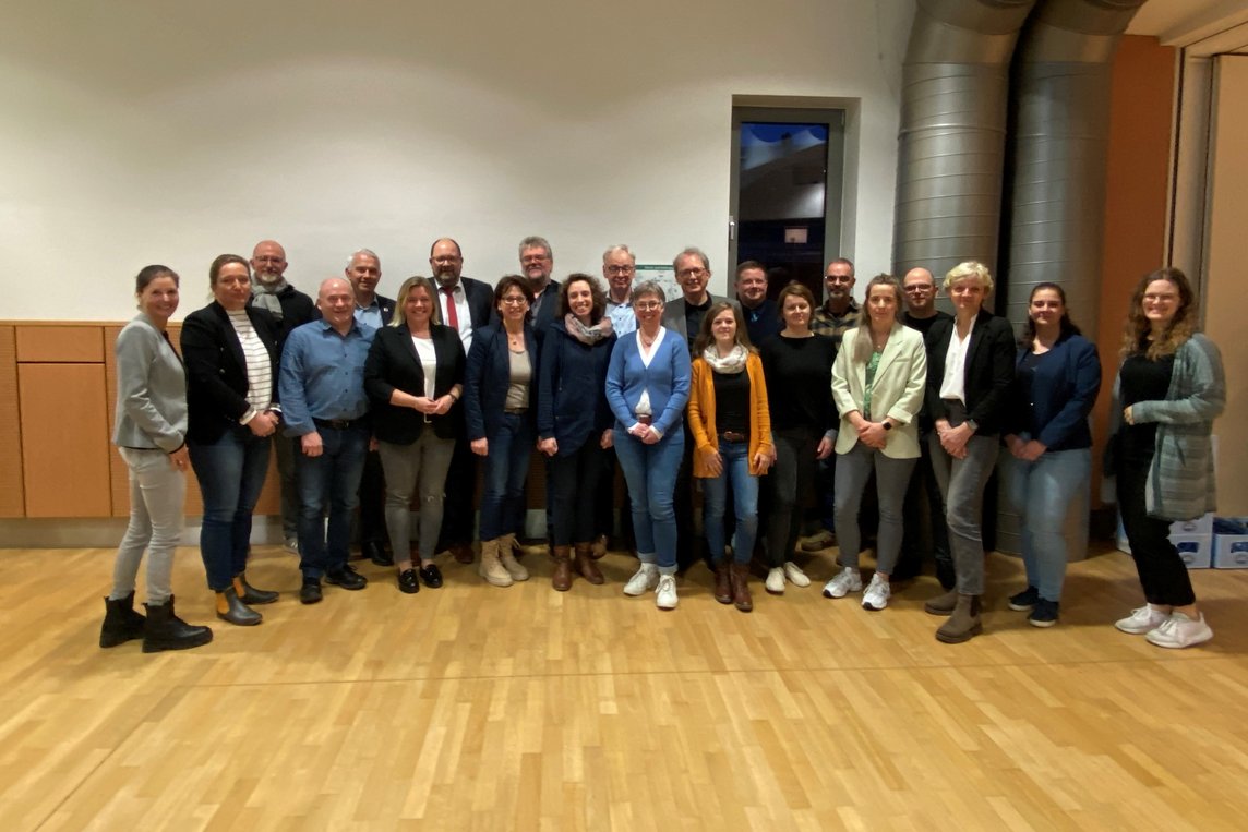 Dieses Foto zeigt die Lokale Aktionsgruppe (LAG) der LEADER-Region Hohe Mark