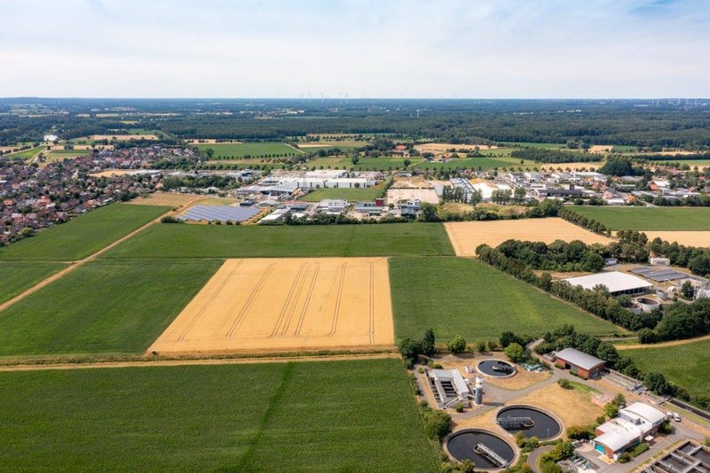 Luftbild des Gewerbegebiet Linnertstraße Luftbild des Gewerbegebiet Linnertstraße