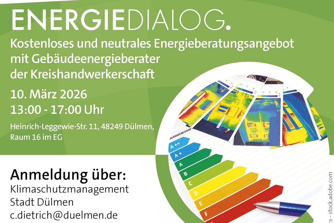 Das Bild zeigt ein Plakat zum Angebot.